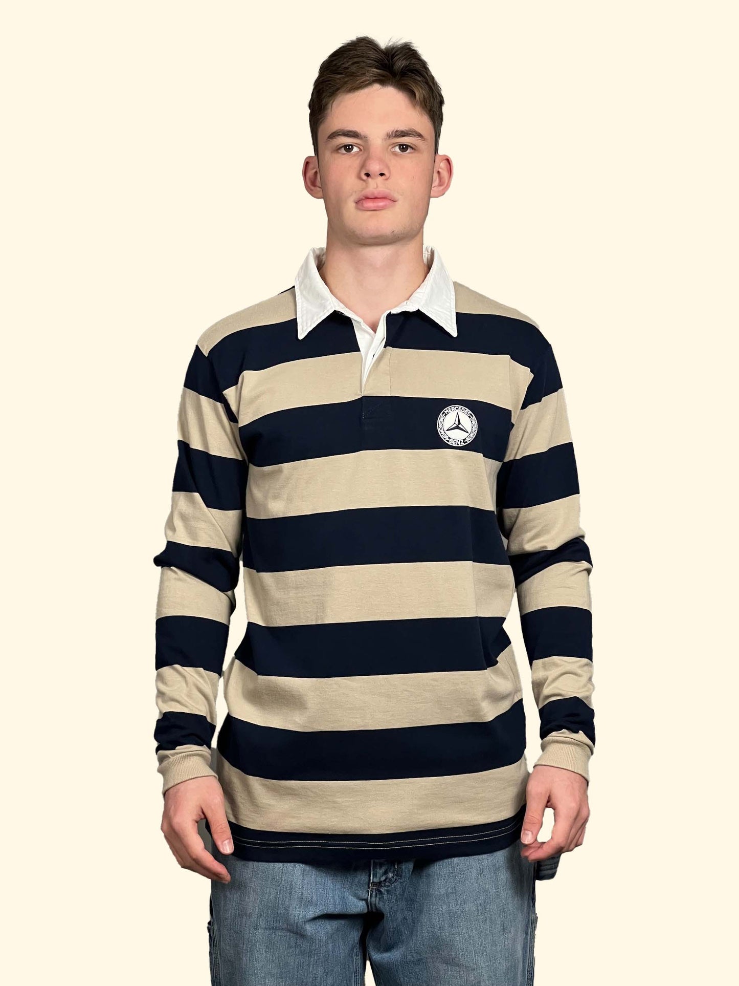 Mercedes vintage rugby sweatshirt - M