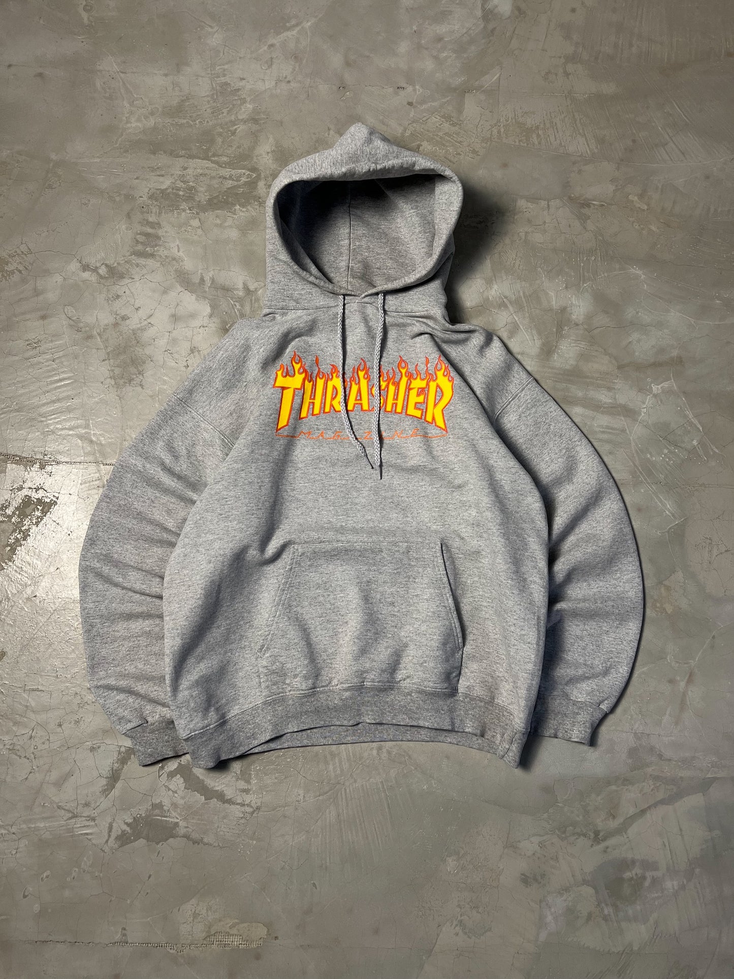 Thrasher vintage hoodie - L