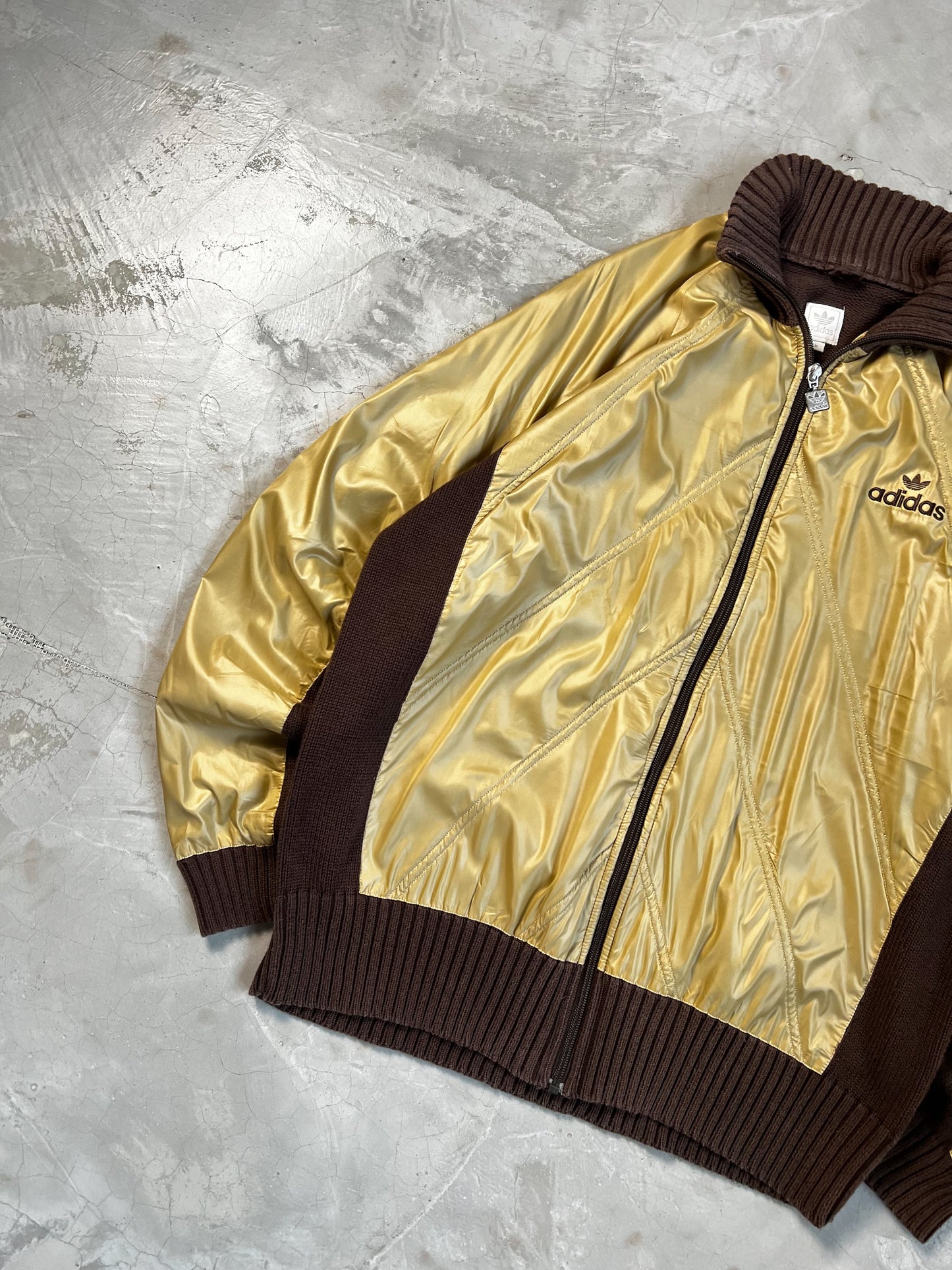 Adidas vintage zip - M