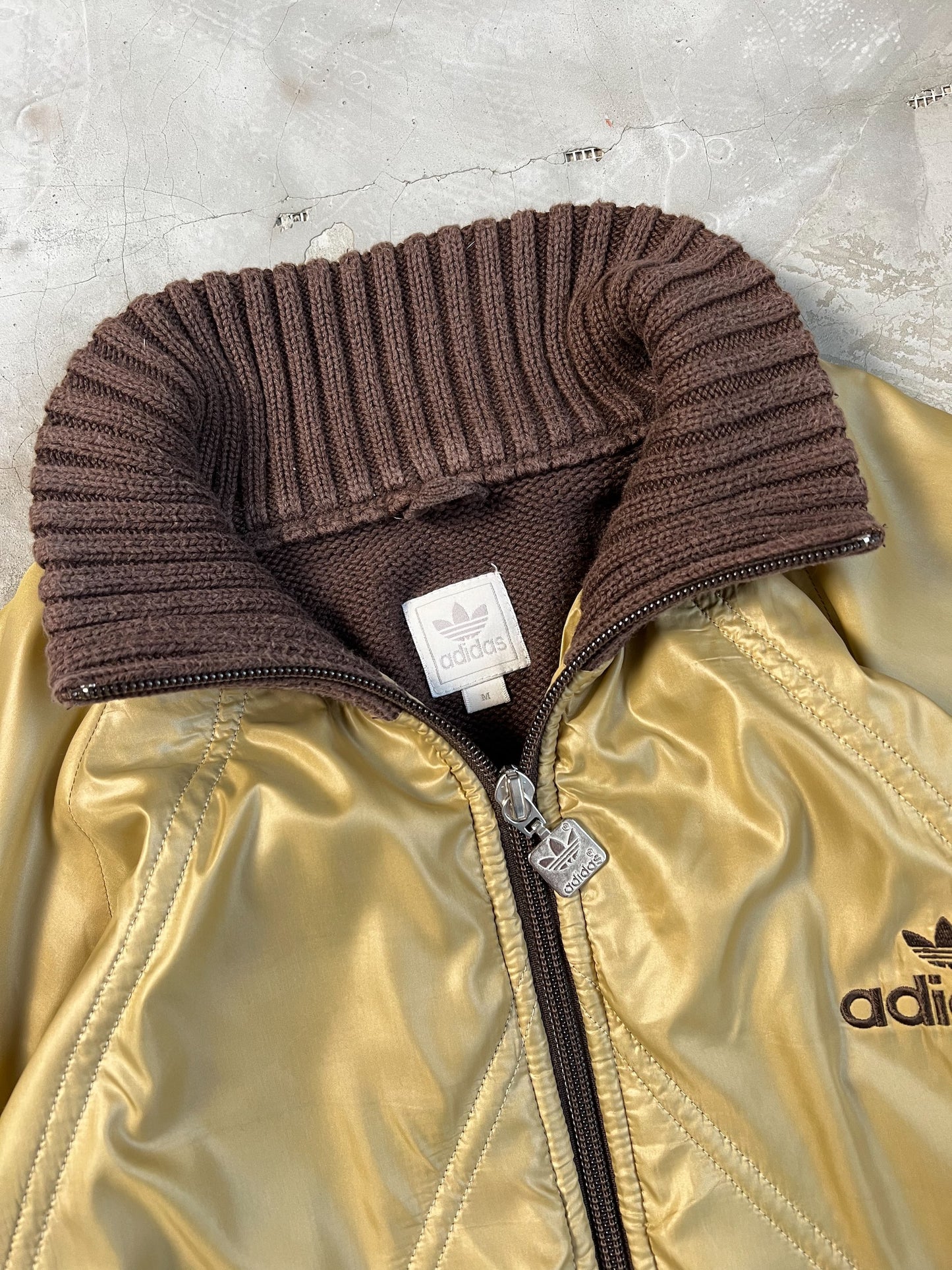 Adidas vintage zip - M