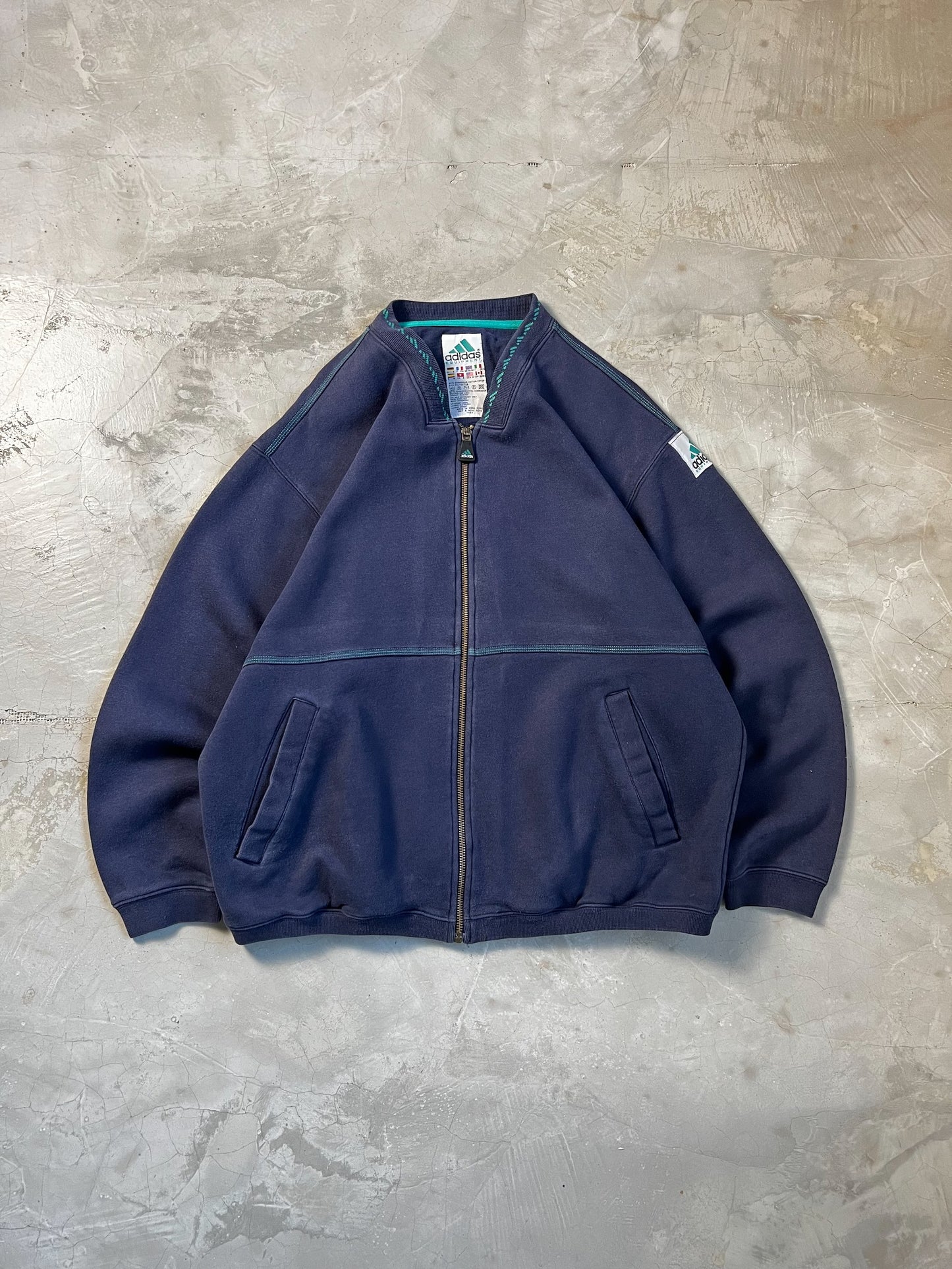 Adidas vintage Zip - M